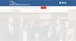 Desktop Screenshot of justicegonzalez.com